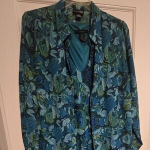 Sleeveless dress with long sleeve overshirt